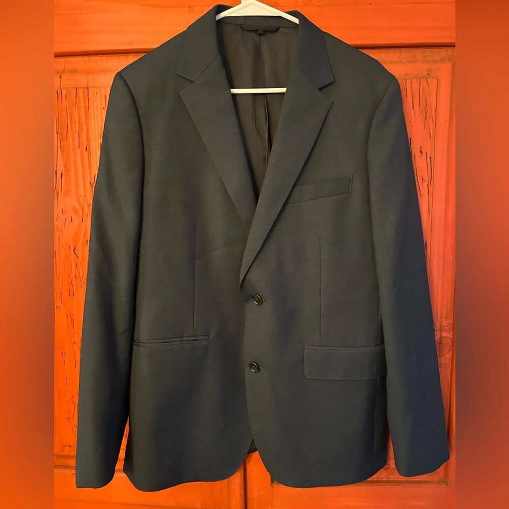 BONOBOS Blazer Slim Fit Wool blend 40R navy 2 Button new